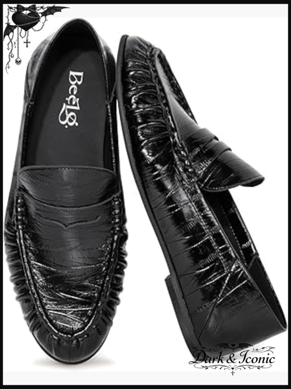 Suede Penny Loafers Women Dressy Vintage Work Flat Shoes